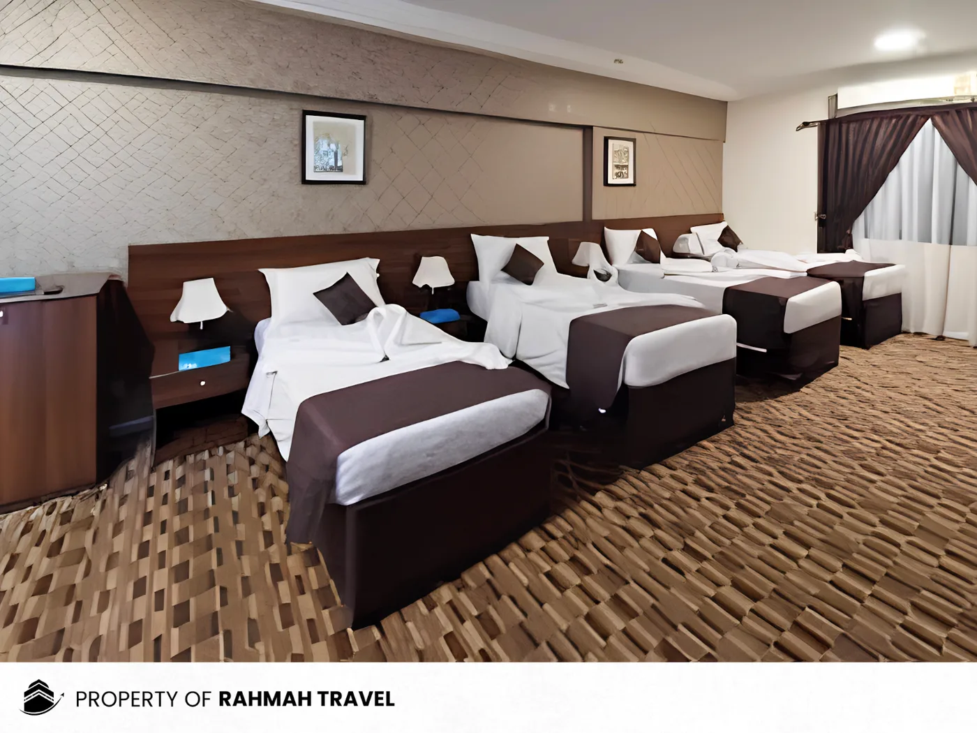 Kamar hotel Jawharat Al Madinah, dokumentasi Rahmah Travel
