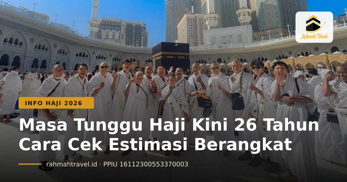 Masa Tunggu Haji Kini Rata 26 Tahun: Cara Cek Estimasi dan Pilihan Selama Menunggu