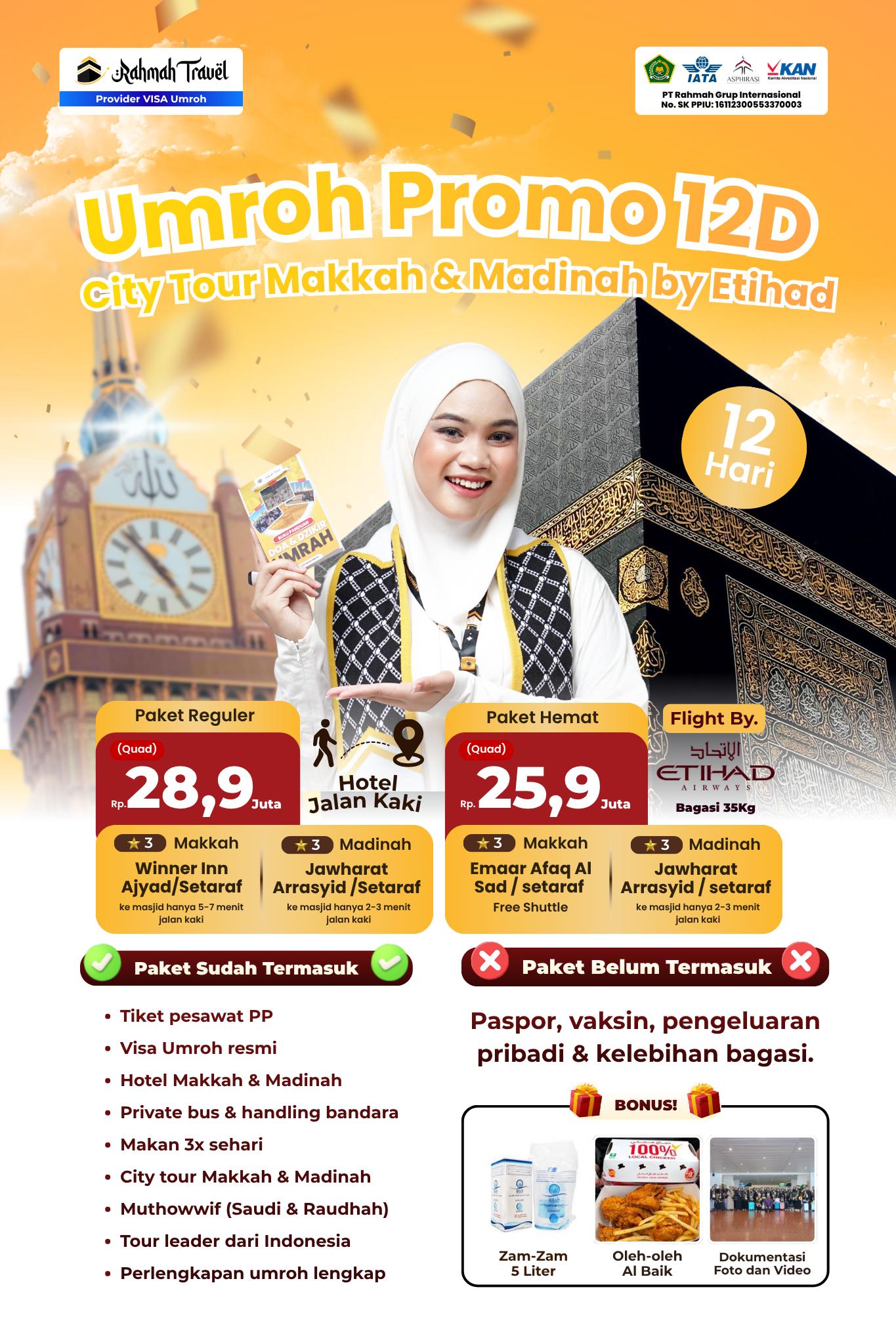 Paket Oktober 2026 by Etihad Airways