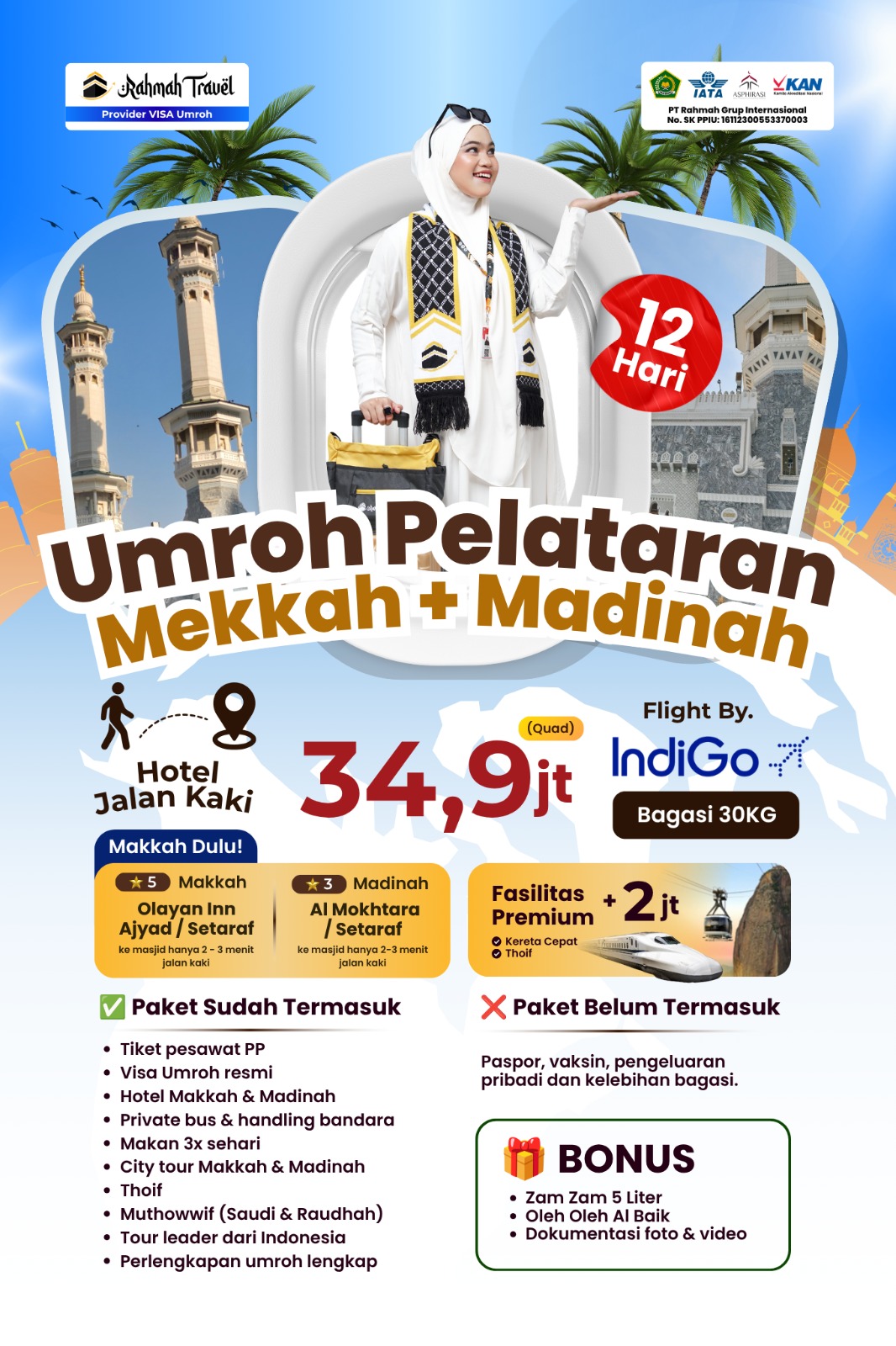 [CLOSE] Umroh Pelataran 2x Jumat By Indigo  12D 